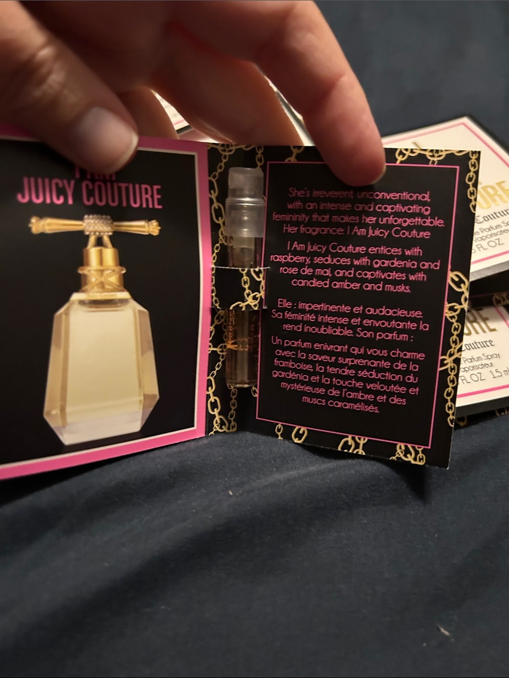 I AM JUICY COUTURE sample packets - Picture 3 of 5